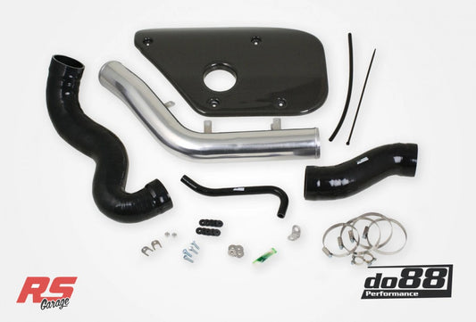 Do88 Volvo S60 V60 V70 T6 Inlet Pipe Black Hoses Carbon fiber cover