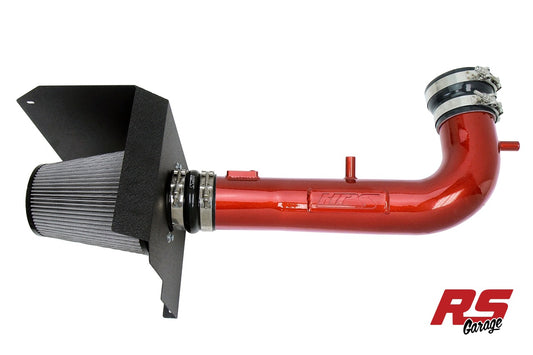 HPS Performance Air Intake w/ Heat Shield 2015-2020 Cadillac Escalade L86 6.0L V8 Red