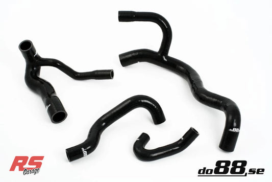Do88 90-92 Audi S2 2.2T (3B) Radiator Hoses - Black