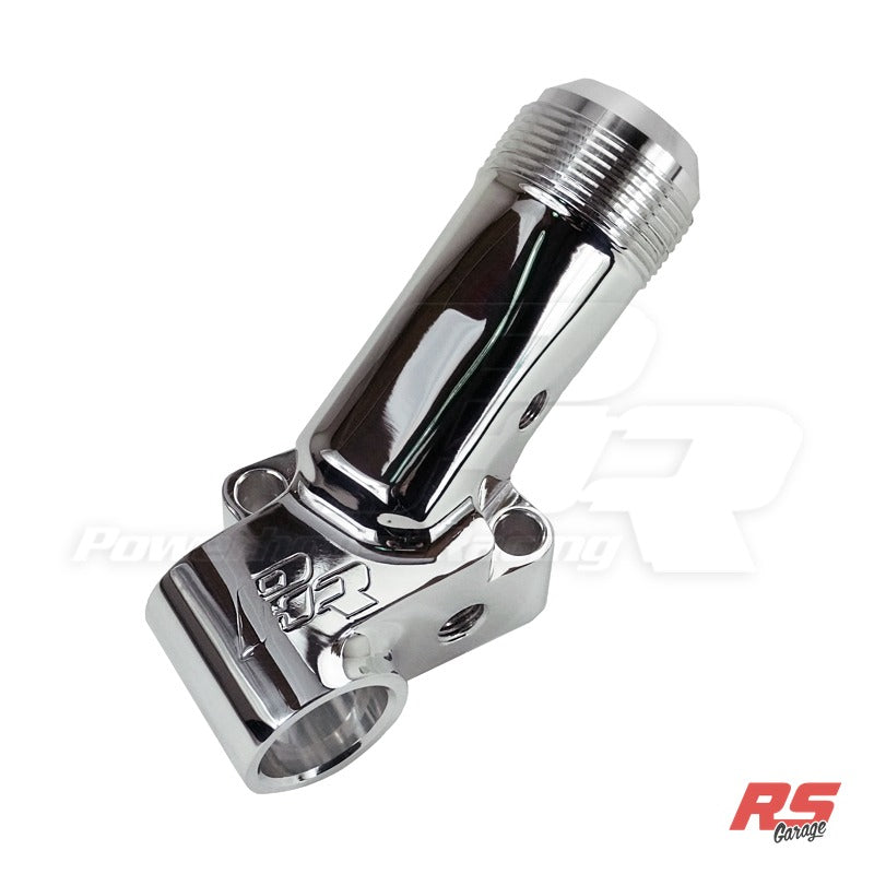 PHR Billet Race Waterneck w/ 20AN Outlet (Fits large frame turbos) -Polished