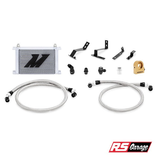Mishimoto 2016+ Chevy Camaro Oil Cooler Kit w/ Thermostat - Silver