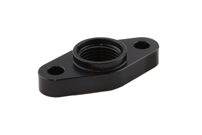 TS-0804-1011 Turbosmart Billet Turbo Oil Drain Flange Adapter 52mm T3/T4 Frame