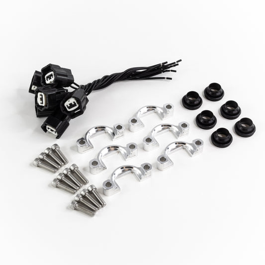 P1-P2-6 DeatschWerks P1-P2 Side Feed Fuel Injector Adapters VG30DE VG30DETT