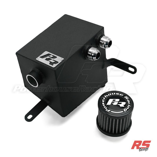 PHR Gen 2 Breather Tank for MKIV Supra, Left Hand Drive -Wrinkle black powder coat