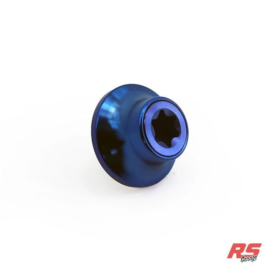 PHR Titanium Cam Gear Bolt and Washer for 2JZ -Blue Bolt -Blue Washer - Blue Anodized, Blue