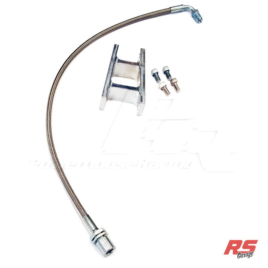 PHR Oil Filter Relocation Adapter Bracket and Clutchline for 5 Speed Manual