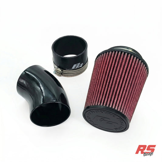 PHR 4 Inch Intake Kit for IS300, for PHR S and V Series Turbo Manifolds and Turbo Kits - Gloss black powder coat