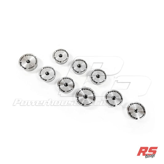 PHR Billet Freeze Plug Set for 4G63, 7 Bolt - 7 Bolt (2G DSM / Evo 4-9)