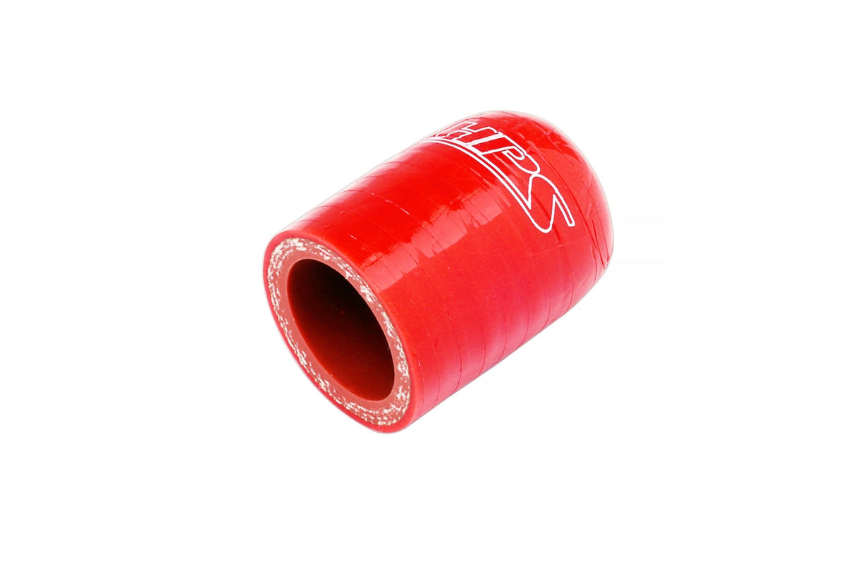RSCC-100-RED HPS 1" (25MM) ID 1-5/8" Long 3-PLY Polyester Red Silicone Reinforced Cap