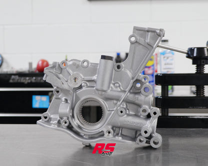 RS Garage Toyota 2JZ GTE Prepped Oil Pump With Front Main Seal 15100-46052