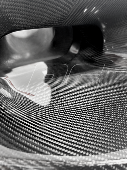 RS Garage Carbon Fiber Headlight Ducts Glossy