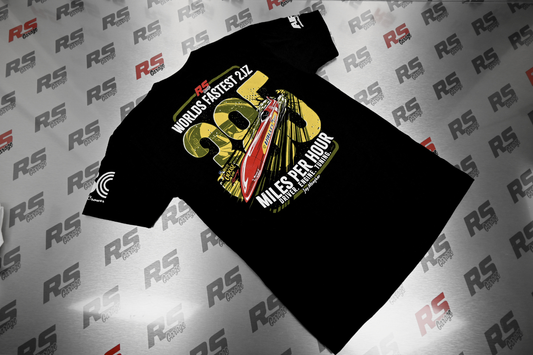RS Garage "385MPH" Streamliner Logo Tee