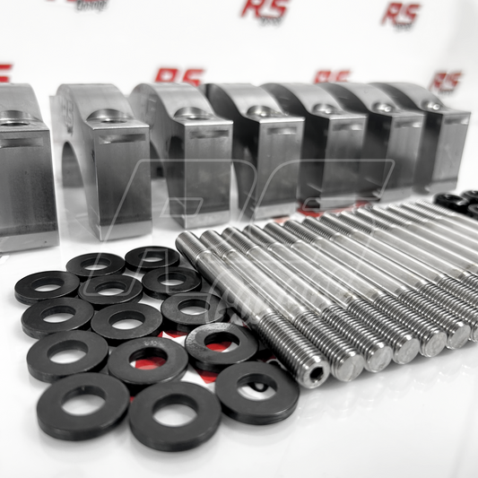 RS Garage Main Caps and ARP CA625 Main Stud Kit