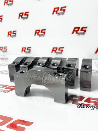 "RS Garage" Logo Billet Main Caps