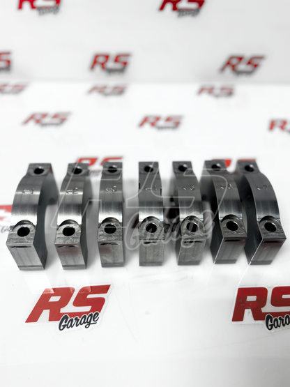 "RS Garage" Logo Billet Main Caps