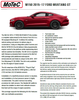 MoTeC USA Mustang GT 2015-2017 S550