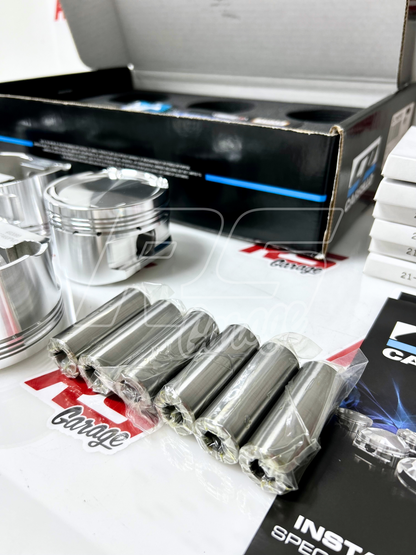 CP-Carrillo Forged Pistons Toyota 2JZGTE 86.5mm 8.5:1 Upgraded PVD Rings SC7460PVD
