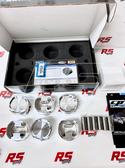 CP-Carrillo Forged Pistons Toyota 2JZGTE 86.5mm 8.5:1 Upgraded PVD Rings SC7460PVD