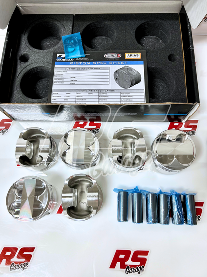 SC8472 CP Forged Pistons Toyota Supra MK4 2JZGTE 2JZ-GTE 2JZ-GE 86.5mm +0.5mm -2.5 cc 10.0:1 HD