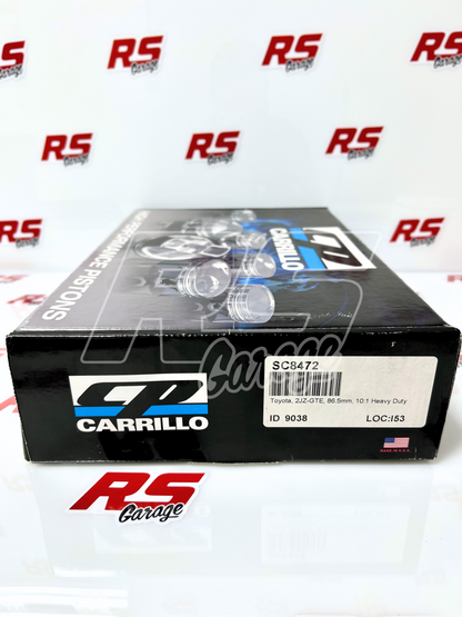 CP-Carrillo Forged HD Piston Set 86.5mm 10:1 Toyota 2JZ SC8472