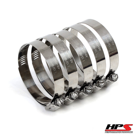 SSWC-91-114x5 HPS Worm Gear with Liner (5PCS Pack) 3-9/16" - 4-1/2" (91MM-114MM) Pack of 5