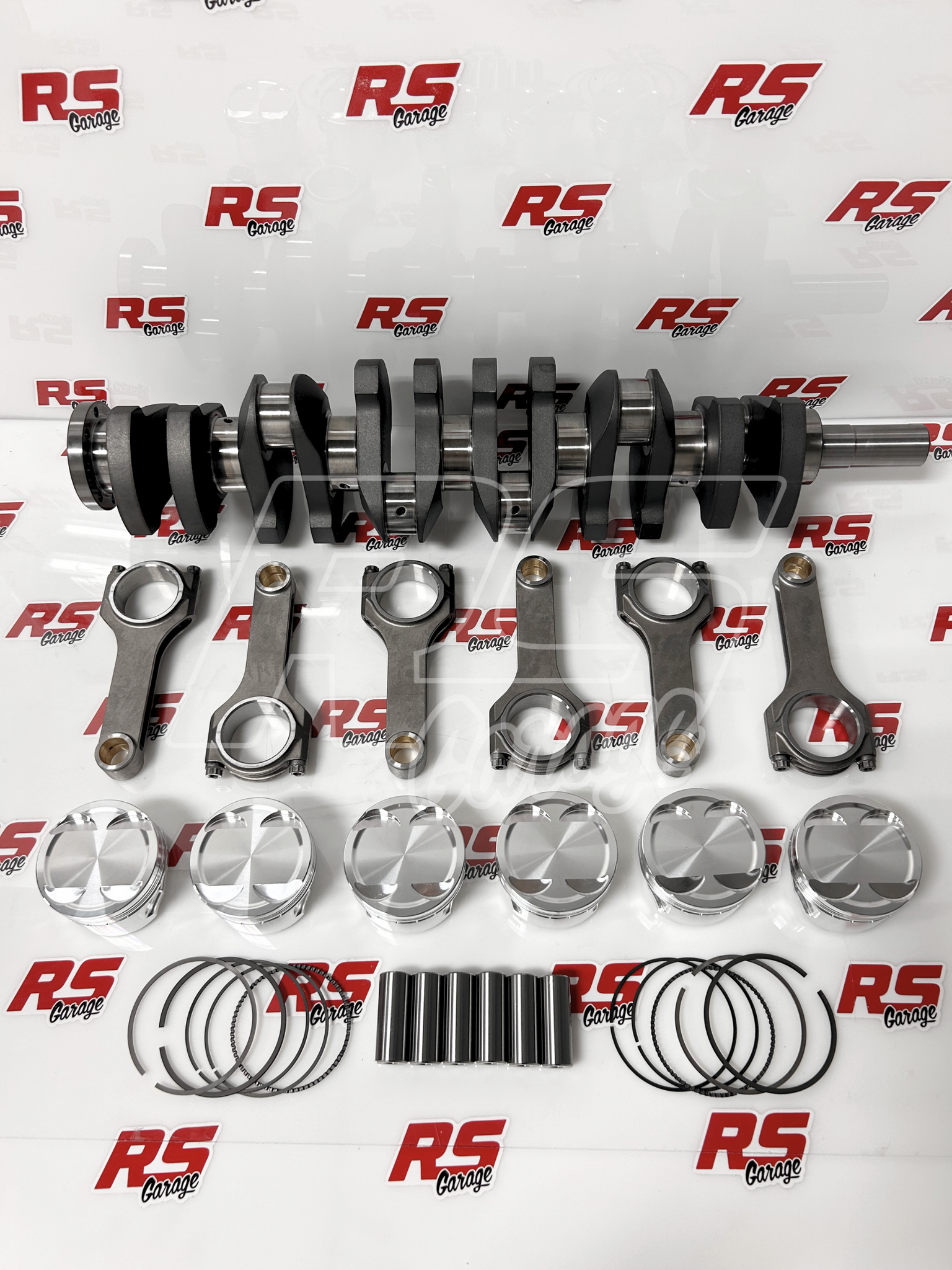 BC0307 - Toyota 2JZGTE/GE Stroker Kit - 86mm Stroke/ProH625+ Connecting Rods/Custom Pistons