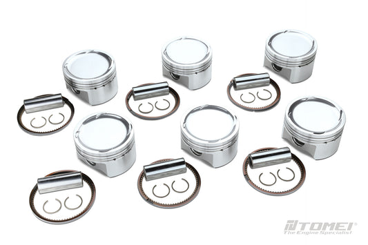 TA202A-TY03A Tomei Forged Pistons SET Toyota Supra 2JZ-GTE 2JZ-GE 94MM Stroker 87MM +1.0MM -17.5 CC 9.0:1