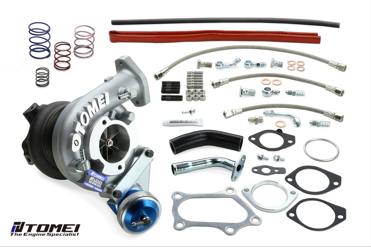 TB403A-TY04A Tomei Ball Bearing Arms 61.4MM Billet Turbocharger KIT BX8280 1JZ-GTE 450HP