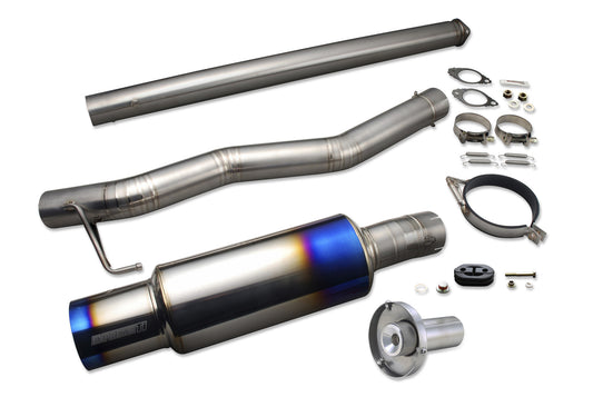 TB6090-MT01B Tomei Expreme TI Full Titanium Catback Exhaust System FOR EVO 8 9 4G63 FOR Usdm Rear Bumper