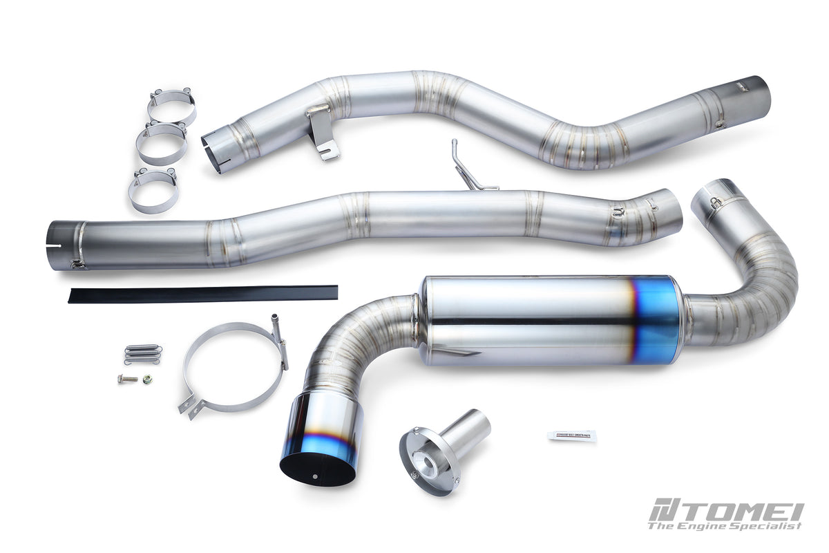 TB6090-TY06A Tomei Expreme TI Titanium Exhaust System Single Type R Muffler KIT FOR Supra GR A90 20+ B58B30