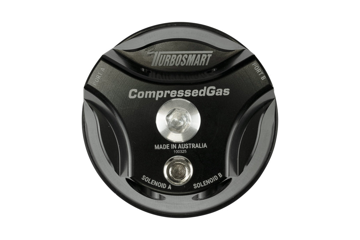 TS-0550-3167 Turbosmart GenV WG45/50 Compress Gas (Solenoid) Cap Black