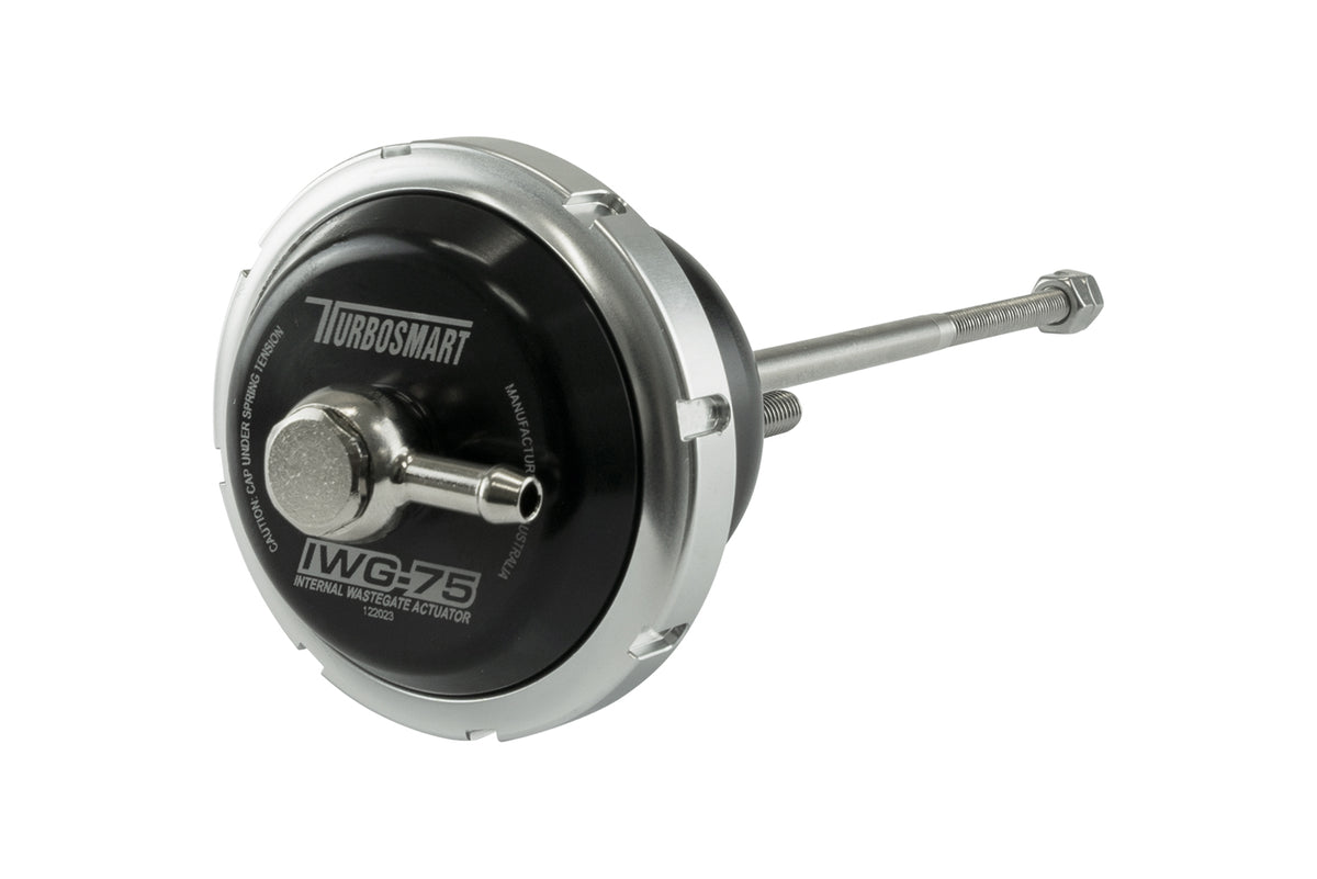 TS-0681-4102 Turbosmart IWG75 Universal M6 140mm Rod 10 PSI Black Internal Wastegate Actuator
