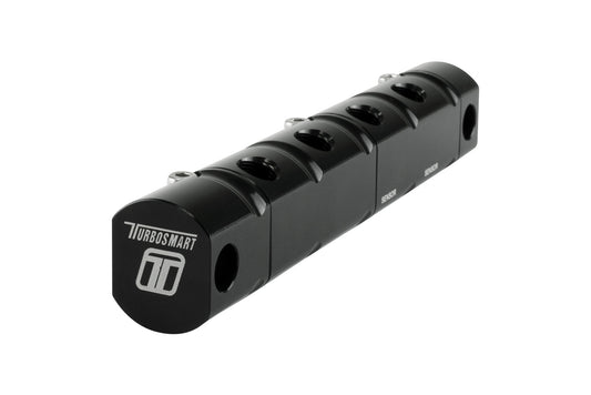 TS-0704-1301 Turbosmart Modular Combo Block 4 Shared Reference & 2 Channel Sensor Ports 1/8" NPT Black Anodized