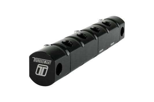 Turbosmart Modular Combo Block 4 Shared Reference & 2 Channel Sensor Ports 1/8" NPT Black Anodized