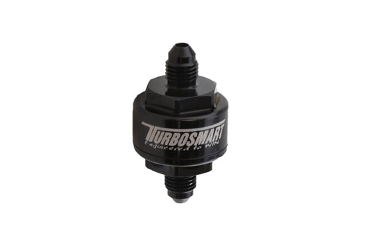 TS-0804-1001 Turbosmart Billet Turbo Oil Feed Filter 44 micron Stainles Steel -3 AN Male In and Out TS-0804-1001