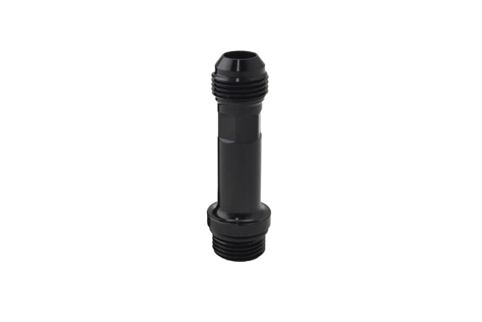 TS-0804-1021 Turbosmart Billet Turbo Oil Drain 70mm Extension -10 MALE to -10 PORT Black