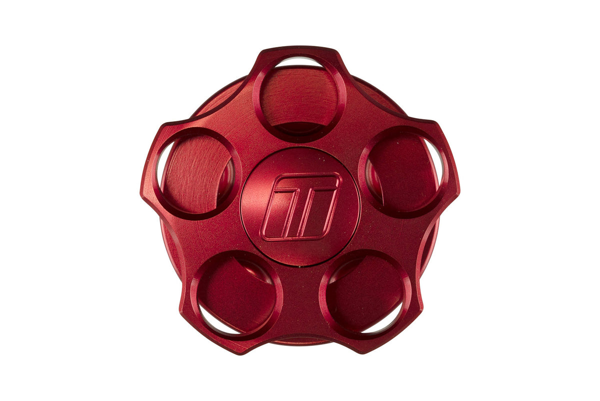 TS-0891-0474 Turbosmart Oil Cap - M42x4.5 - Subaru - Red