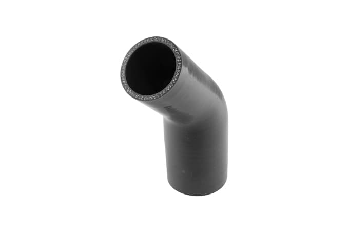 TS-HRE2025-BK Turbosmart Silicon Hose 45 Reducer Elbow 2.00"-2.50" Black
