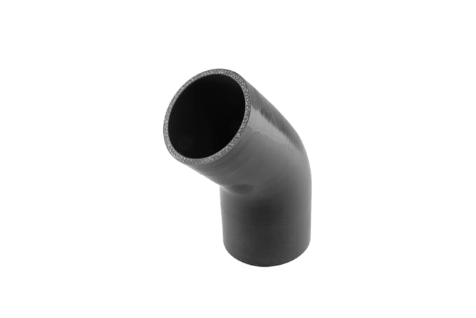 TS-HRE4275300-BK Turbosmart Silicon Hose 45 Reducer Elbow 2.75"-3.00" Black