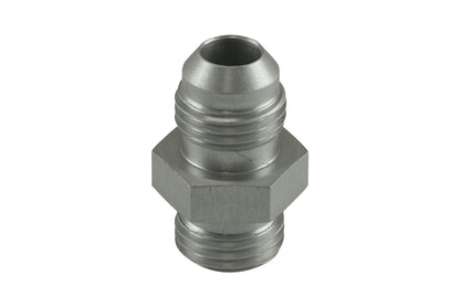 TS-JO-0606-CL Turbosmart Fitting -6 AN Flare to -6 AN ORB Male Straight - Silver