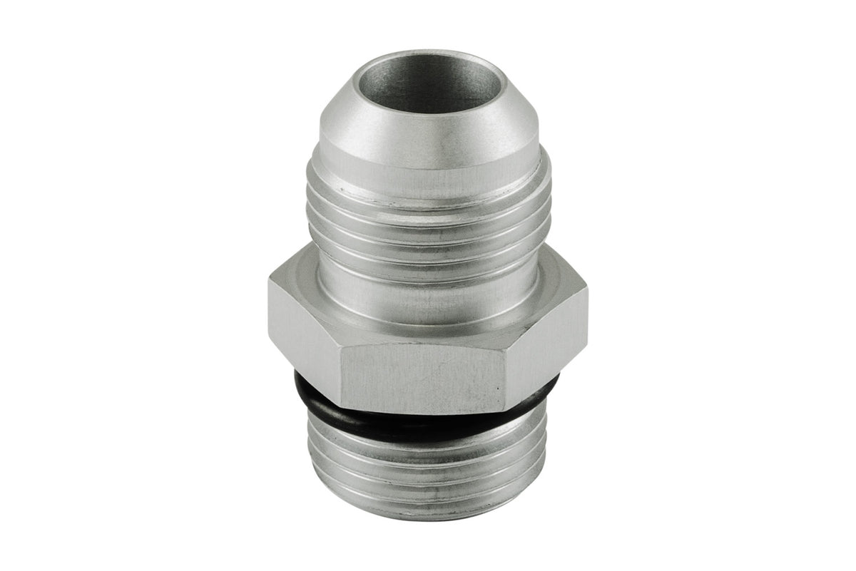 TS-JO-1010-CL Turbosmart Fitting -10 AN Flare to -10 AN ORB Male Straight - Silver
