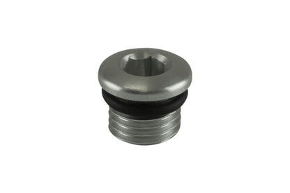 TS-OB-04-CL Turbosmart Fitting -4 AN ORB Blank - Silver