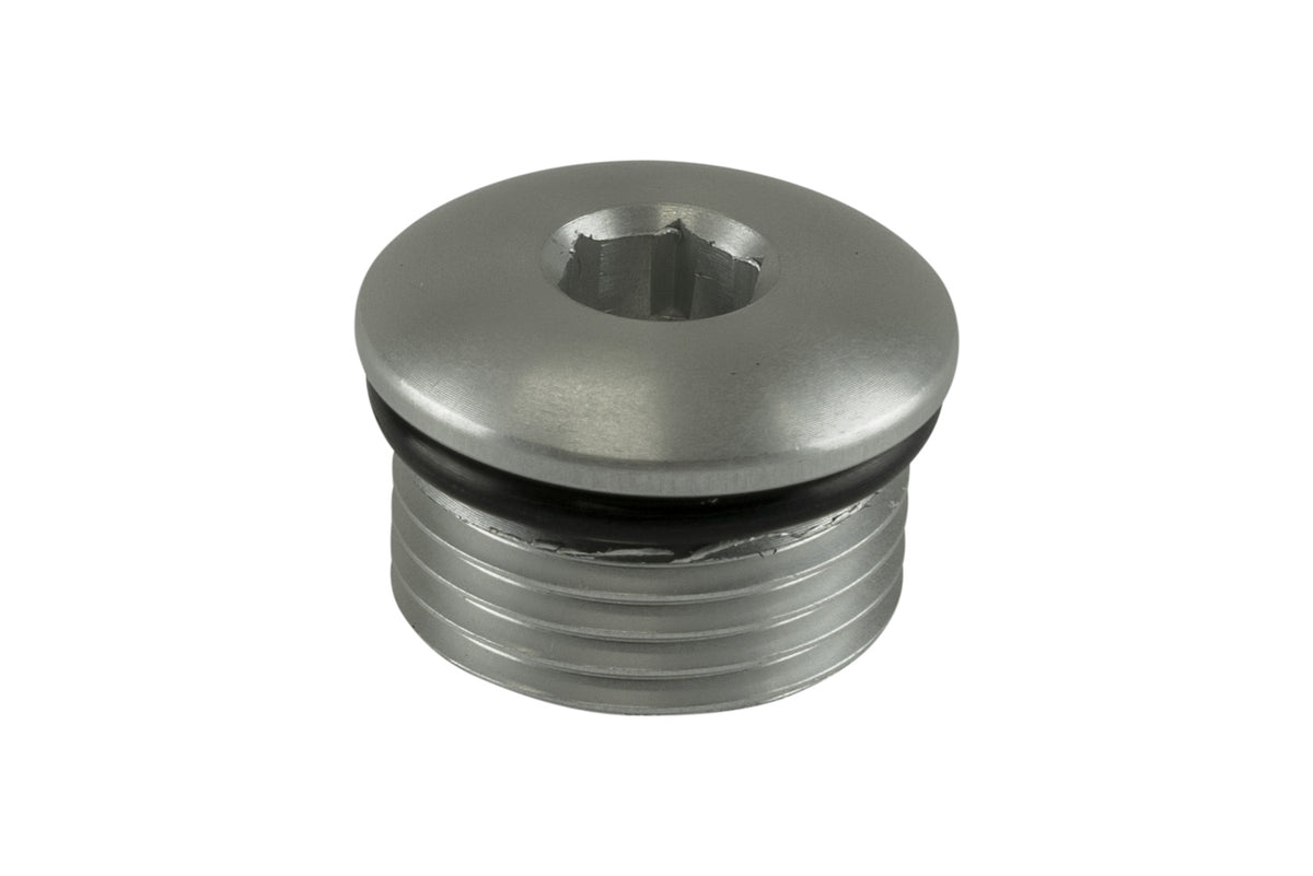 TS-OB-10-CL Turbosmart Fitting -10 AN ORB Blank - Silver