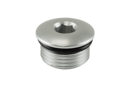 TS-OB-12-CL Turbosmart Fitting -12 AN ORB Blank - Silver
